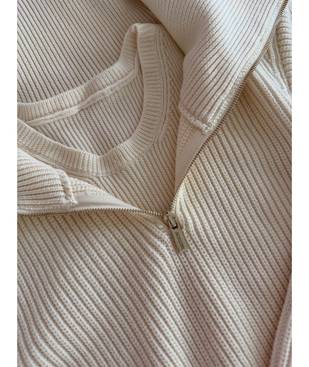 JACQUEMUS Белый шерстяной джемпер / свитер, фото 2