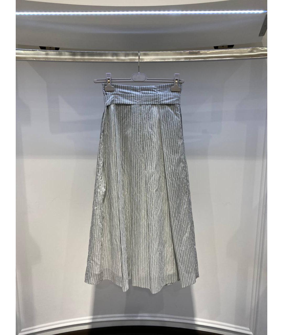 FABIANA FILIPPI Мульти хлопковая юбка макси, фото 3