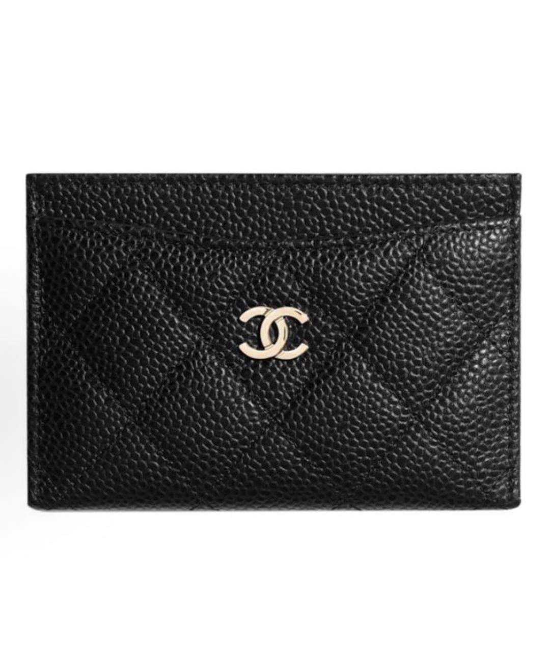 CHANEL Черный кожаный кардхолдер, фото 9