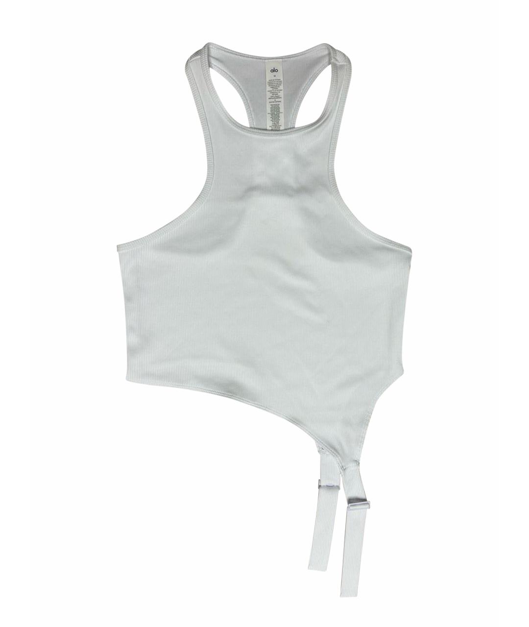 ALO YOGA Черная полиэстеровая майка, фото 1