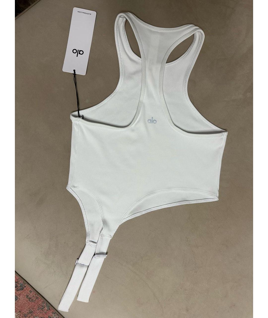 ALO YOGA Черная полиэстеровая майка, фото 3