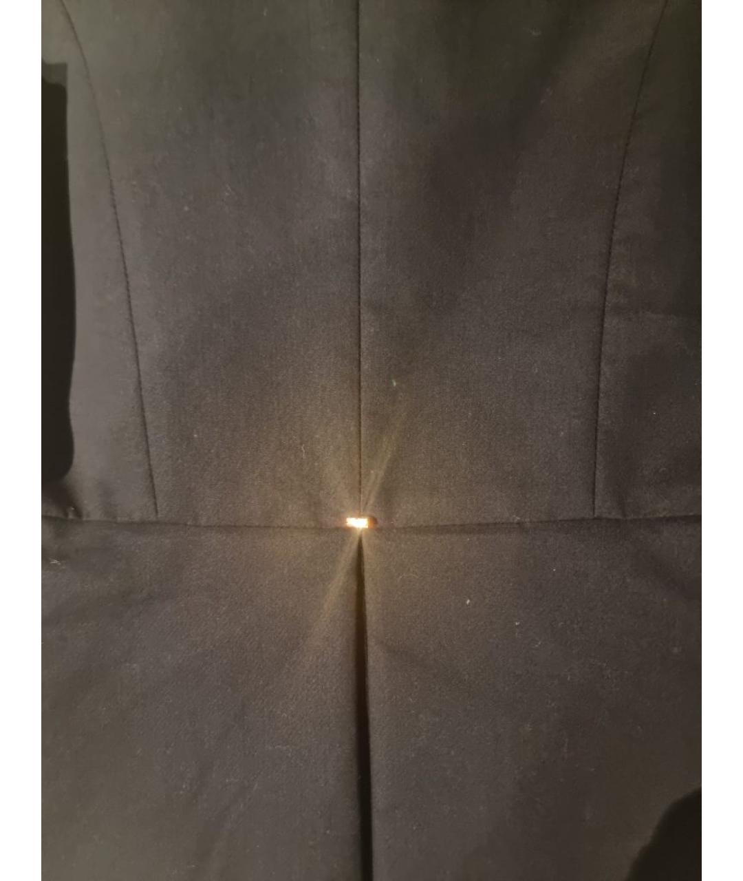 SPORTMAX Черный хлопковый жилет, фото 4