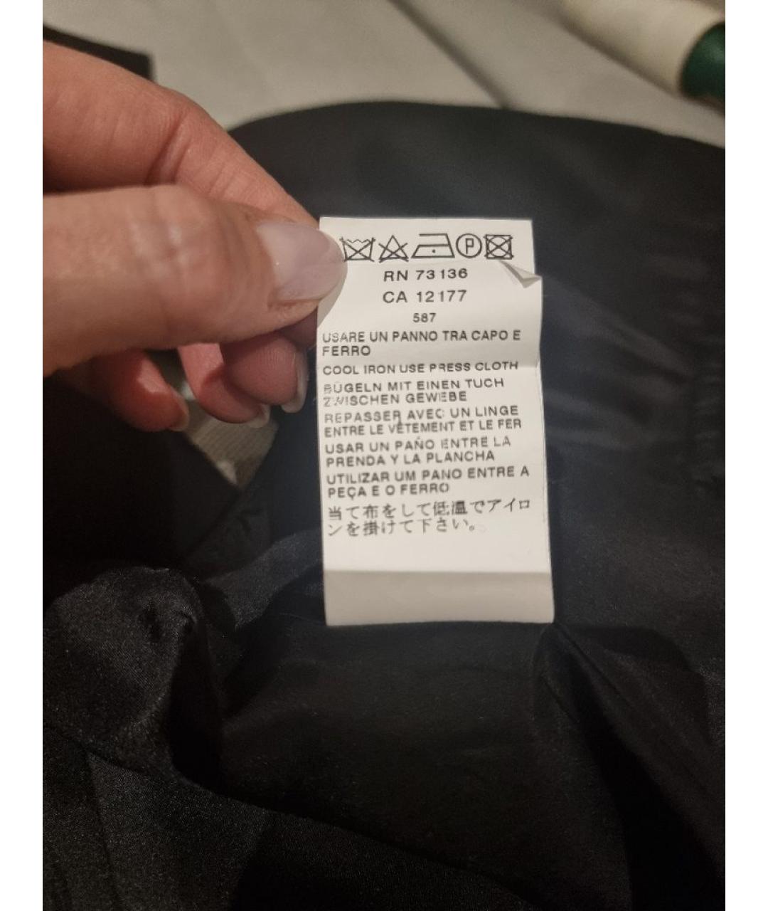 SPORTMAX Черный хлопковый жилет, фото 8