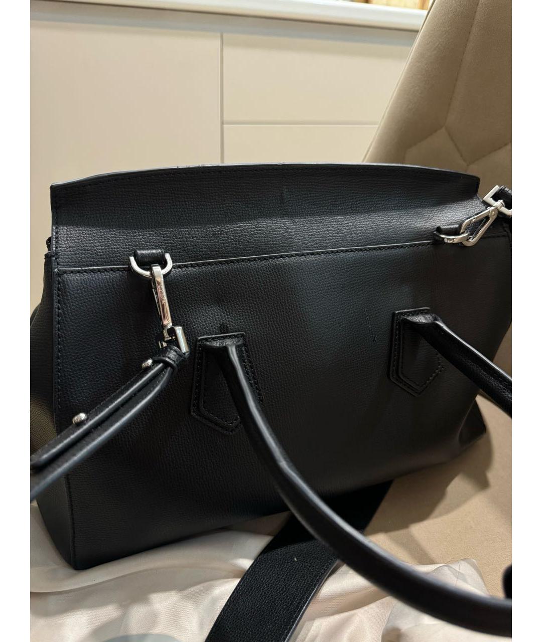 BOGNER Черная кожаная сумка тоут, фото 3