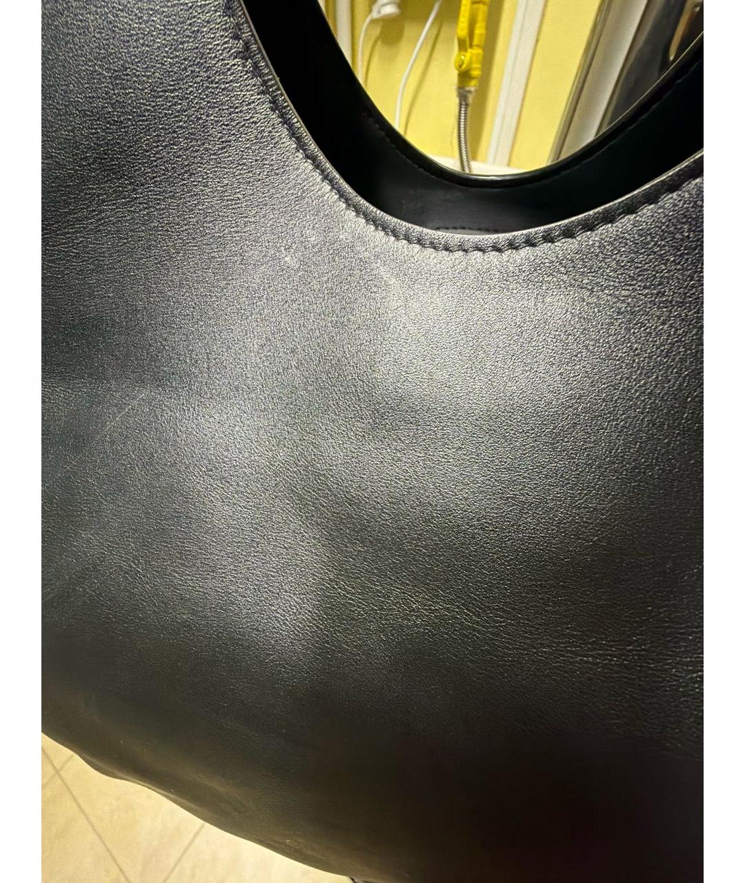 BALENCIAGA Черная кожаная дорожная/спортивная сумка, фото 6