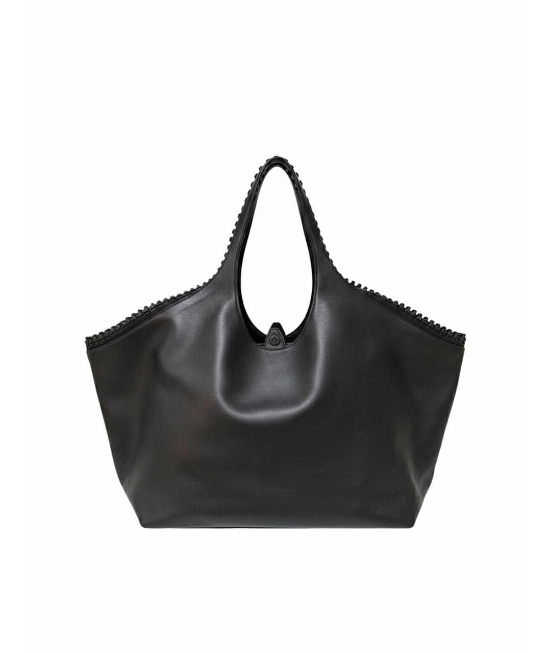 BALENCIAGA Черная кожаная дорожная/спортивная сумка, фото 1