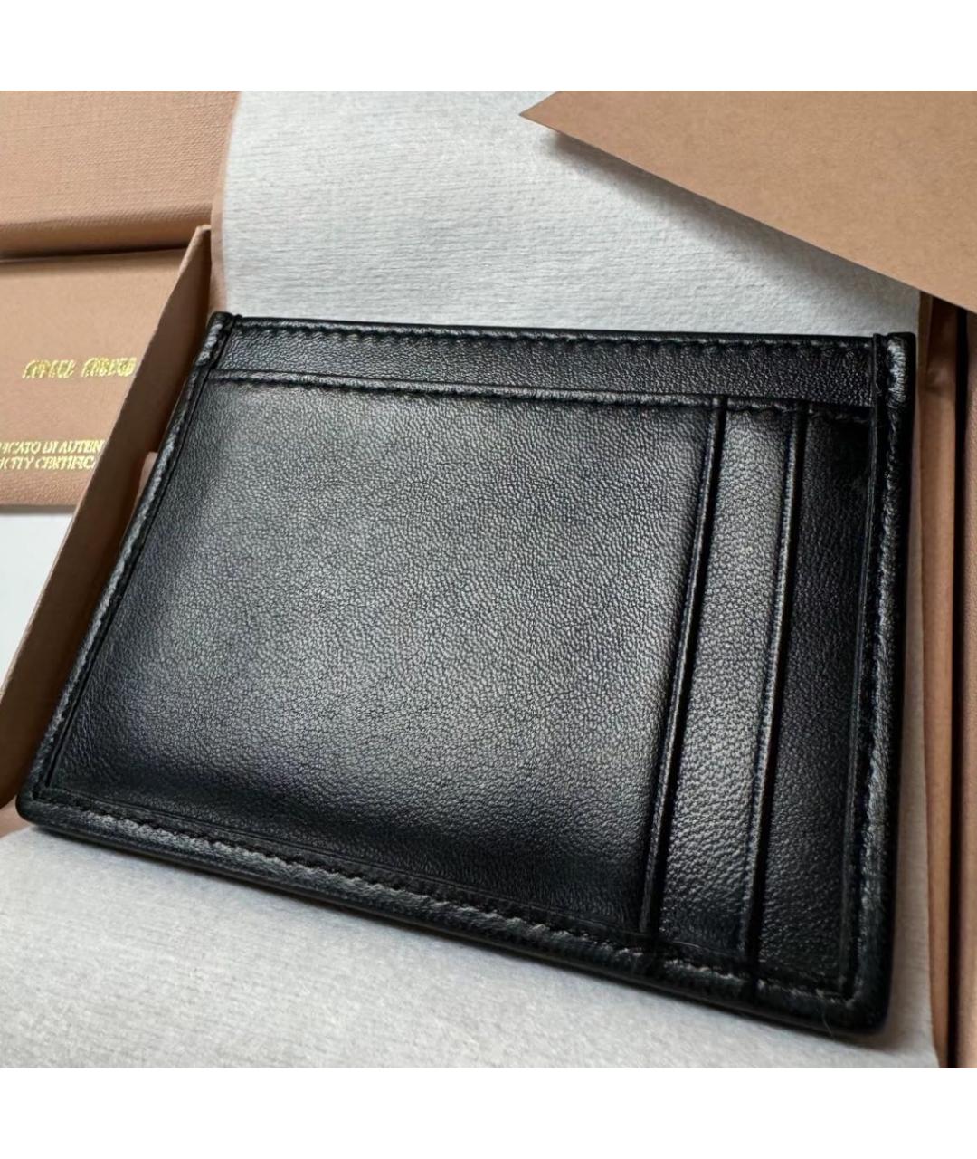 MIU MIU Черный кожаный кардхолдер, фото 6