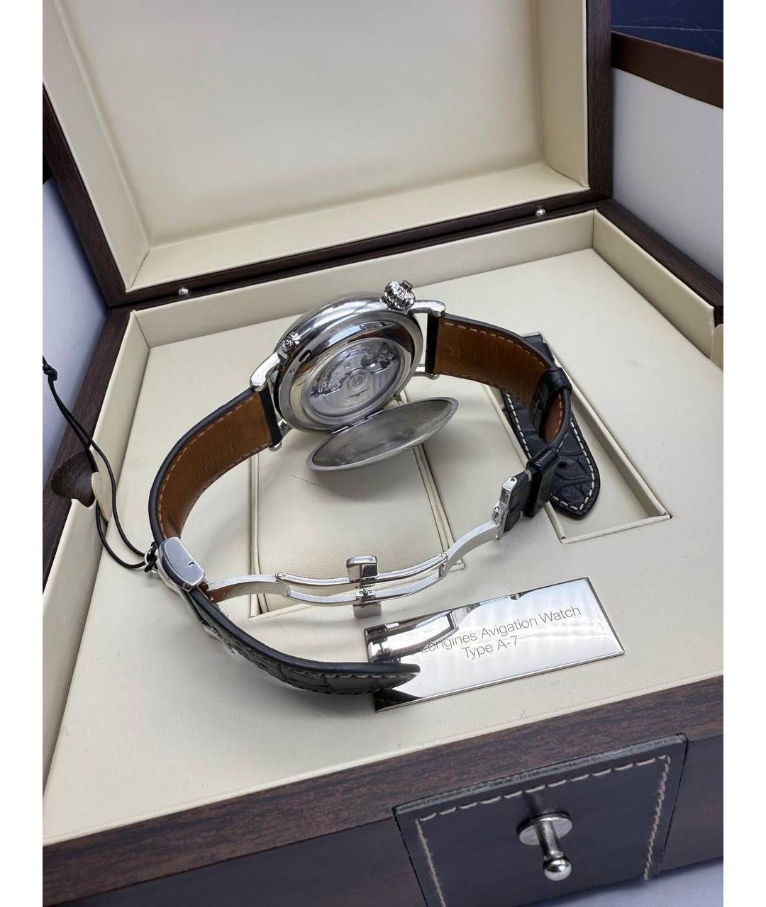 LONGINES Черные часы, фото 3