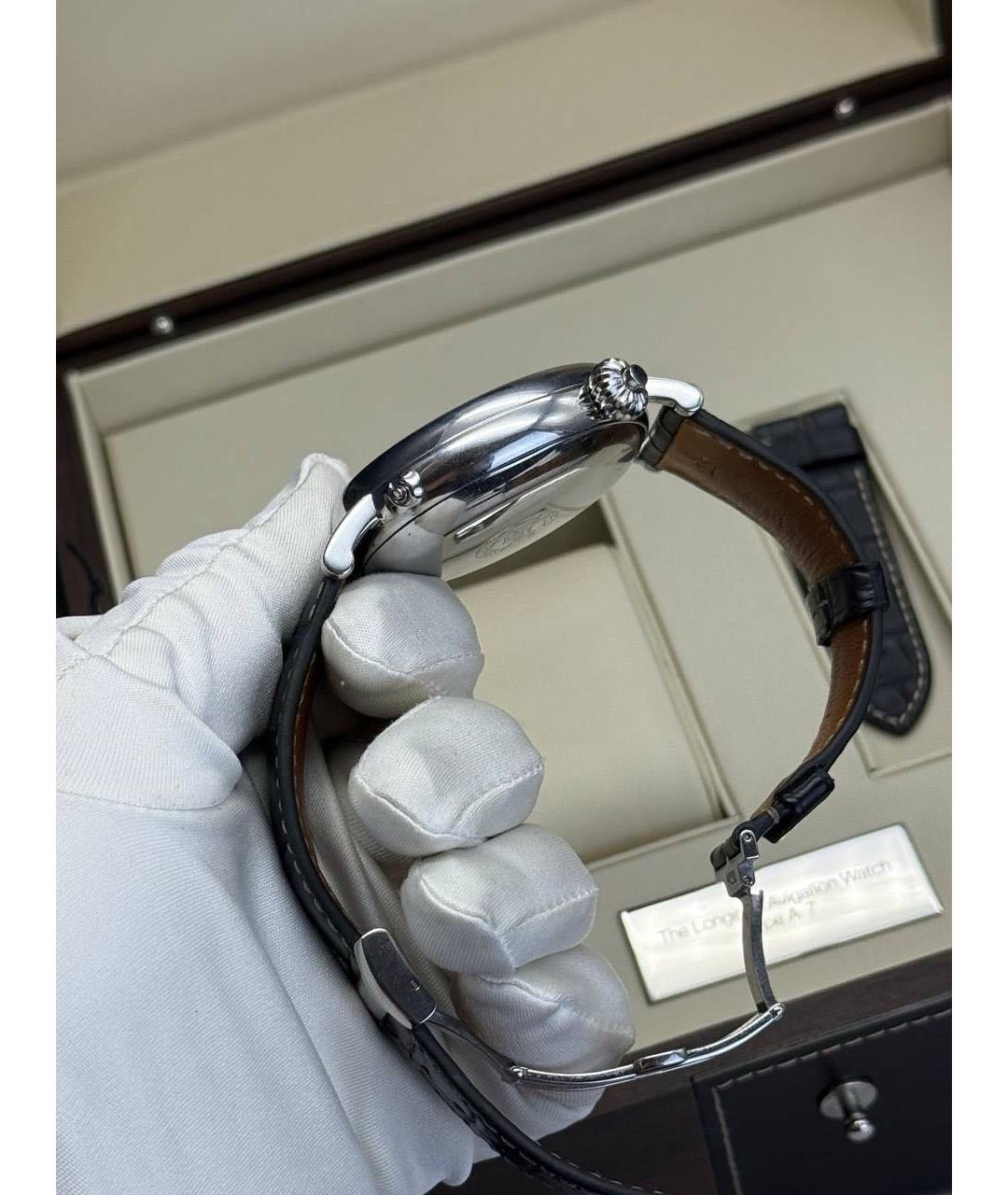 LONGINES Черные часы, фото 5