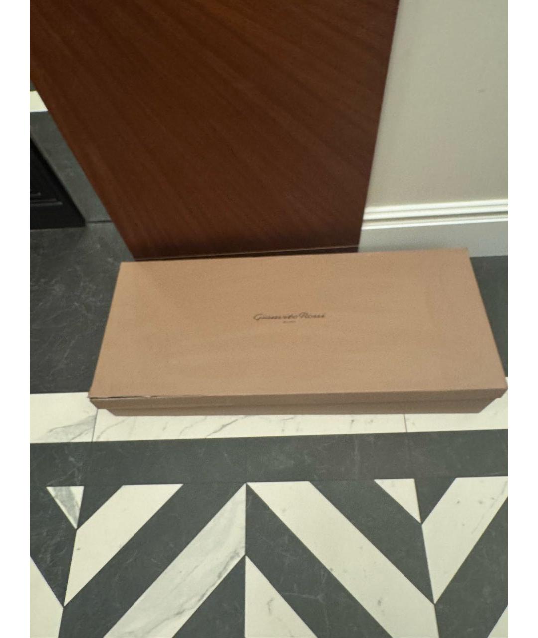 GIANVITO ROSSI Черные кожаные сапоги, фото 4