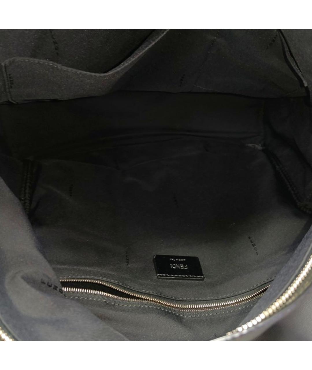 FENDI Черный рюкзак, фото 3