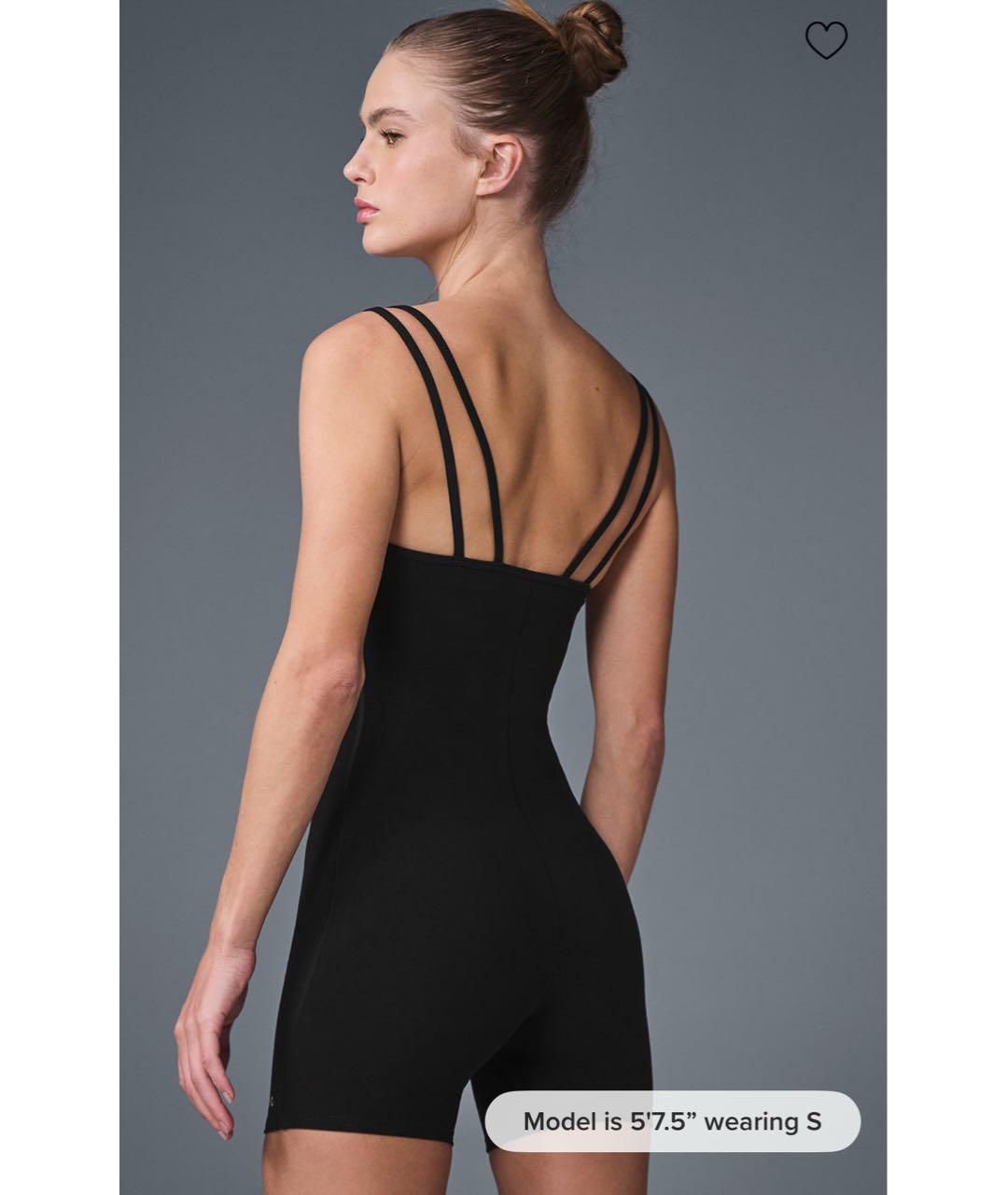 ALO YOGA Черный полиэстеровый спортивные костюмы, фото 5