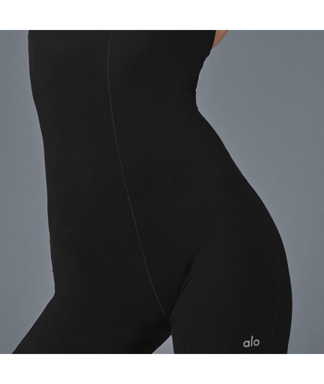 ALO YOGA Черный полиэстеровый спортивные костюмы, фото 3