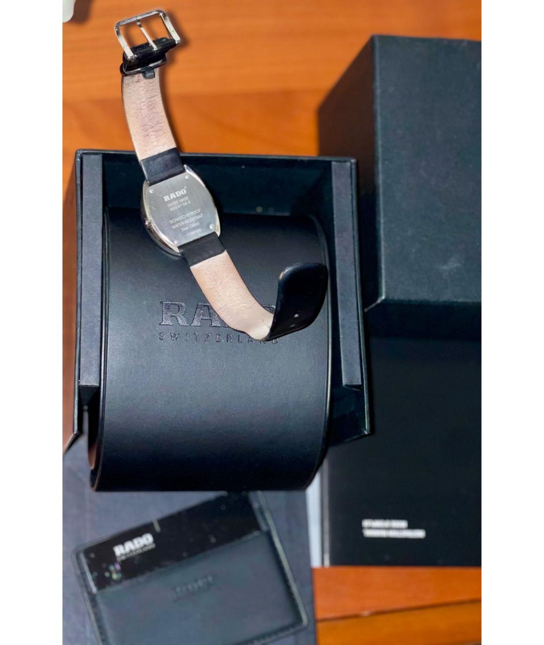 RADO Черные стальные часы, фото 2