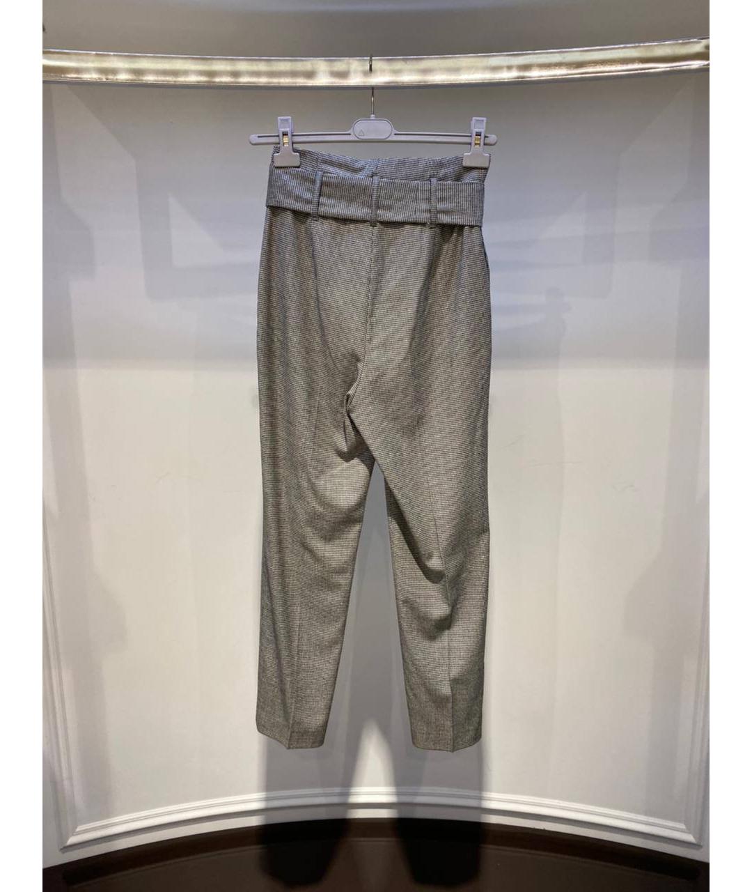 FABIANA FILIPPI Мульти шерстяные прямые брюки, фото 3