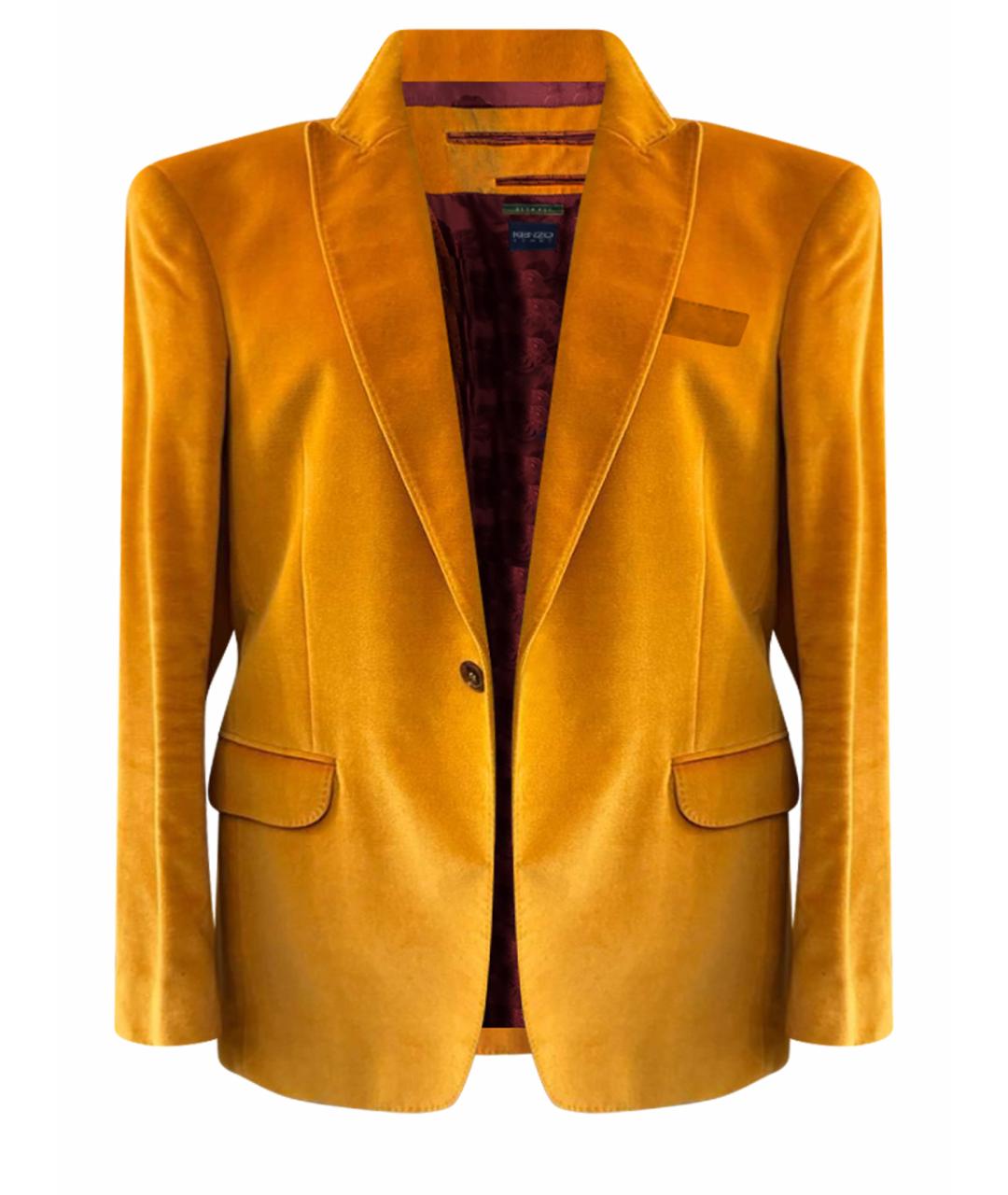 KENZO Оранжевый бархатный пиджак, фото 1