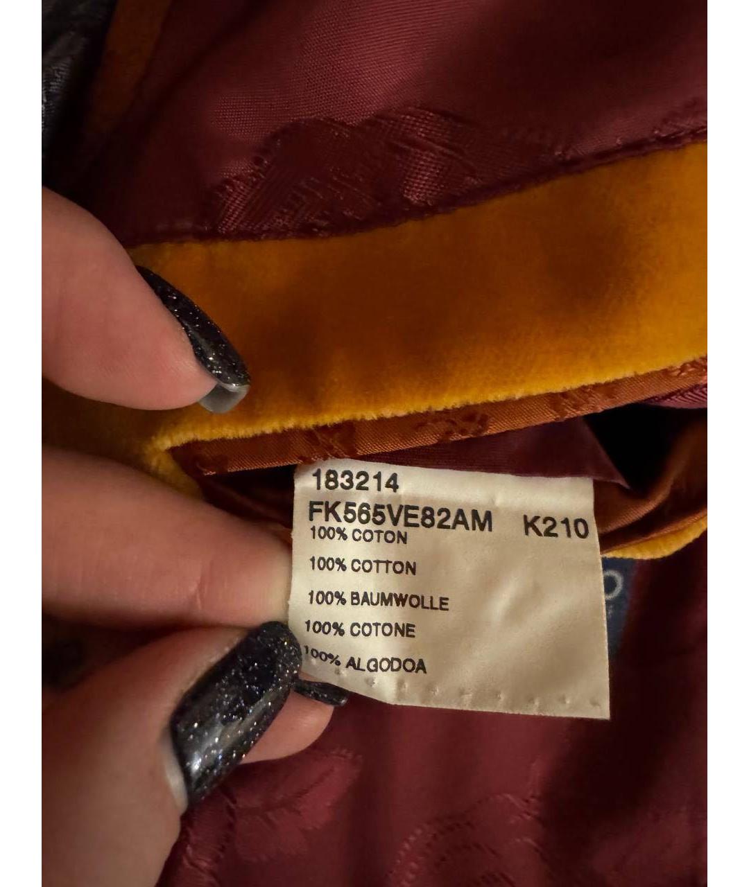 KENZO Оранжевый бархатный пиджак, фото 5