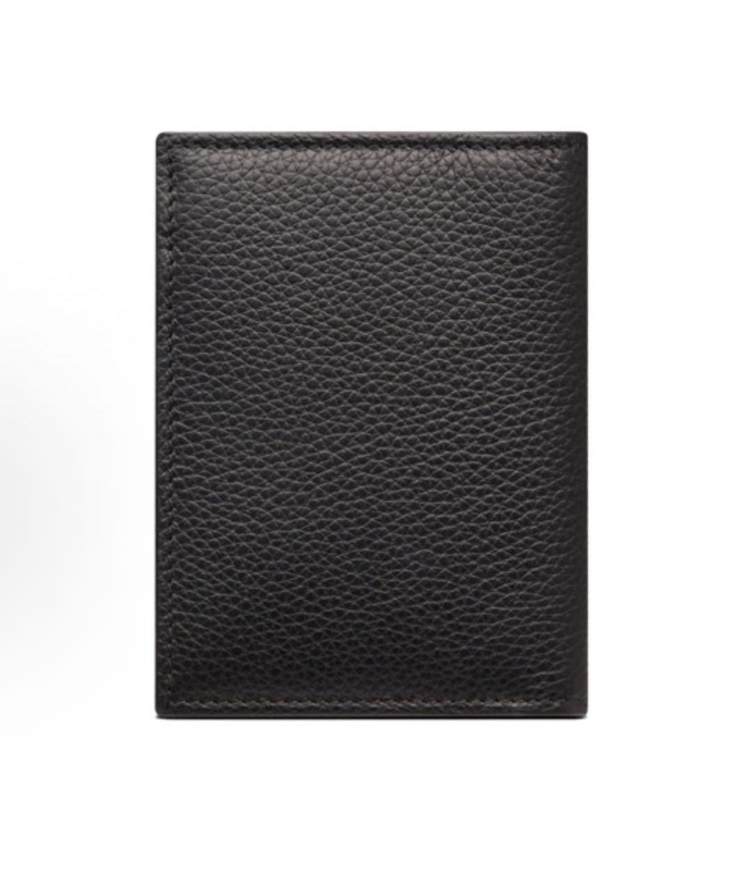 CHRISTIAN DIOR Черный кожаный кардхолдер, фото 3