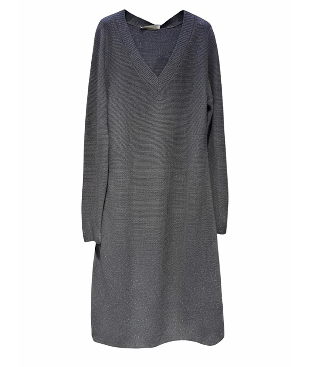 FABIANA FILIPPI Серое шерстяное платье, фото 1