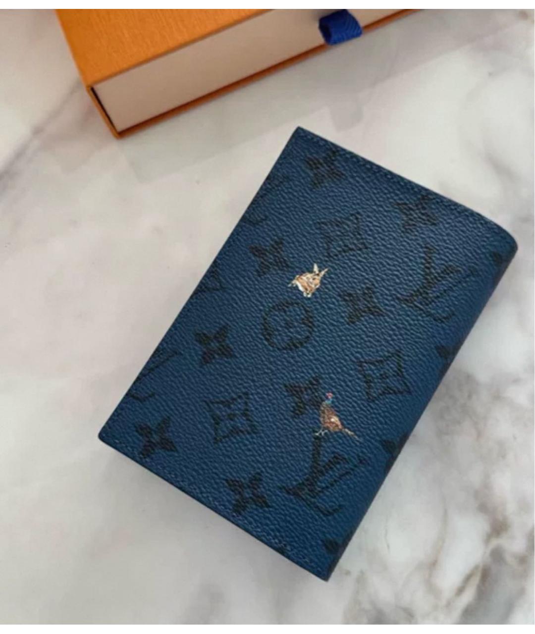 LOUIS VUITTON Темно-синий кардхолдер, фото 3