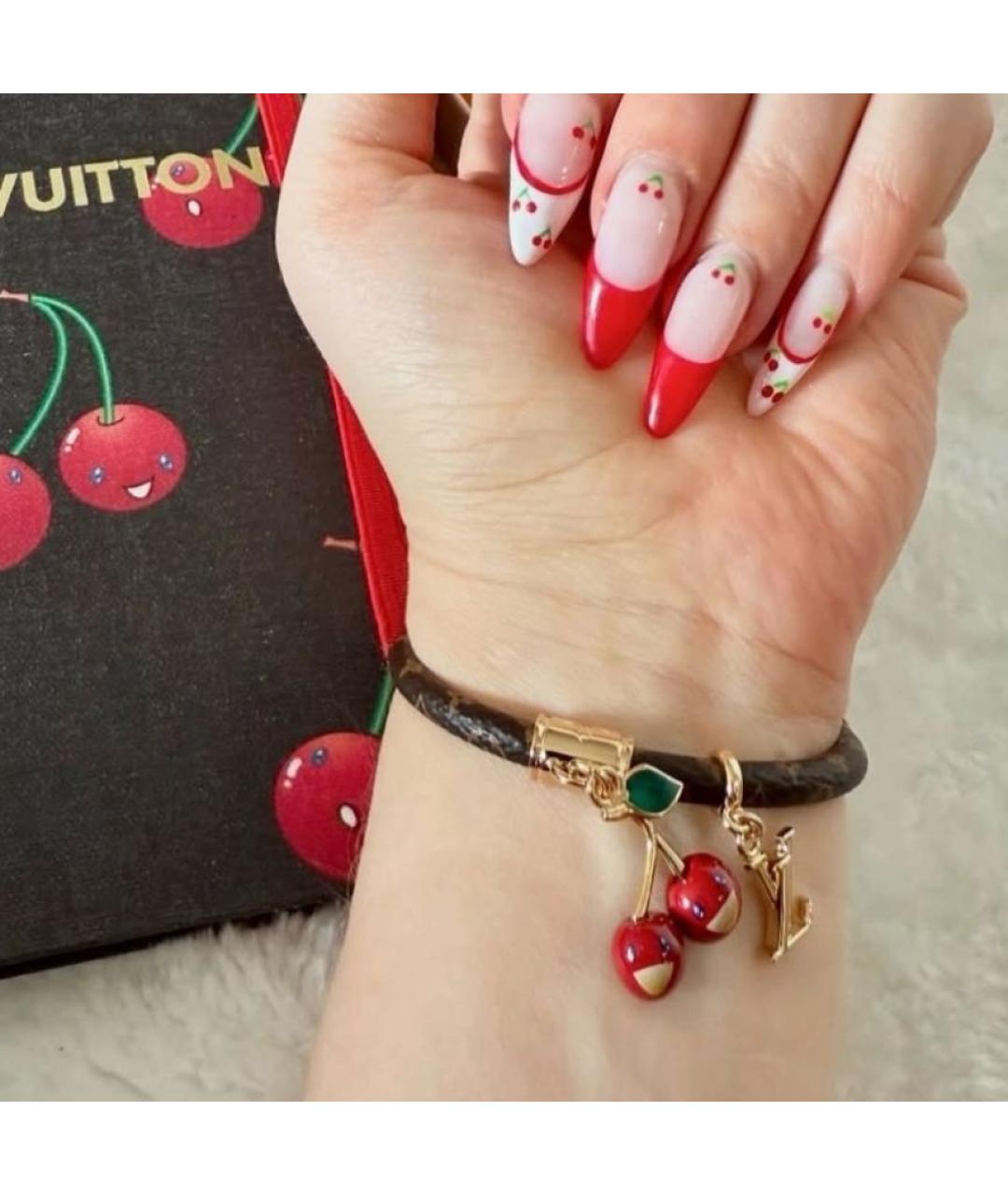 LOUIS VUITTON Коричневый браслет, фото 2