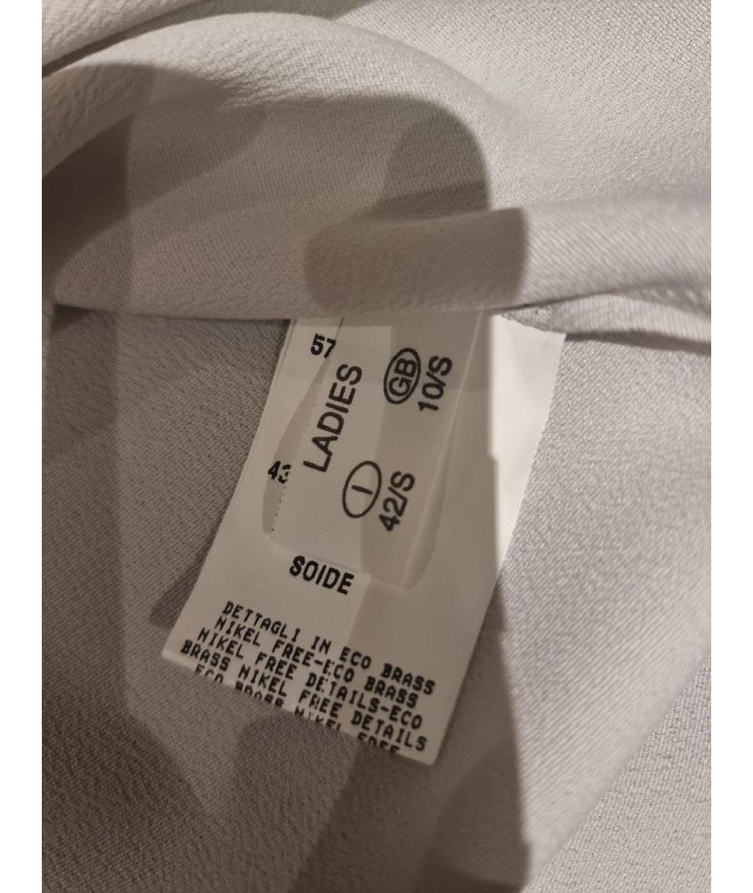 FABIANA FILIPPI Серая шелковая майка, фото 5