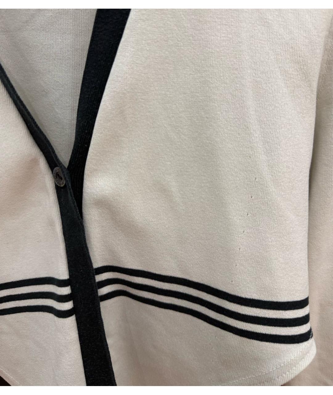 LORO PIANA Белый хлопковый джемпер / свитер, фото 3