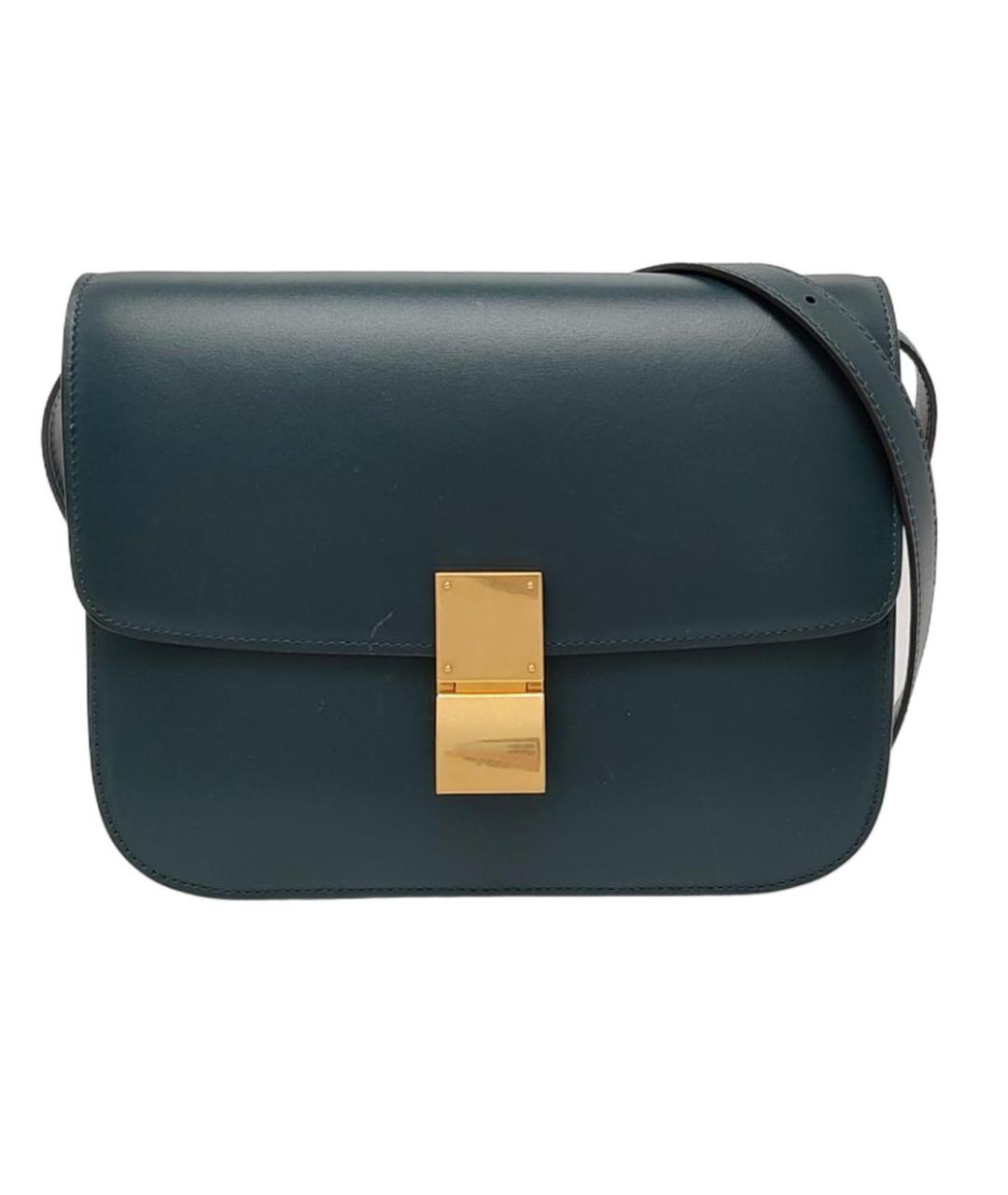 CHANEL Зеленая кожаная сумка через плечо, фото 6