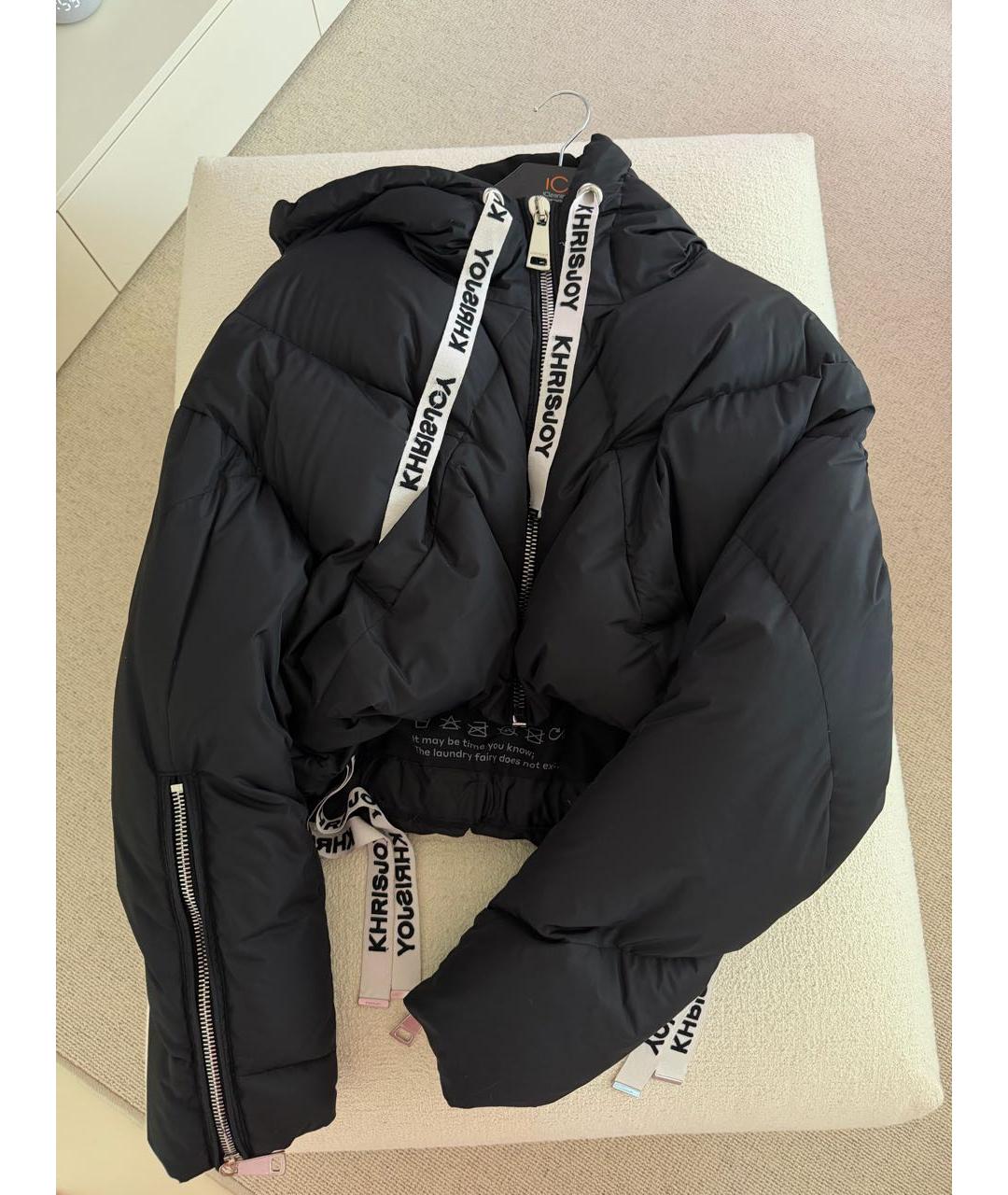 KHRISJOY Черный пуховик, фото 2
