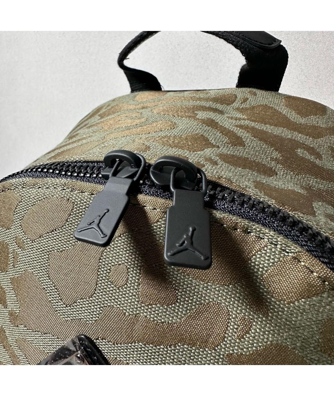 JORDAN Хаки тканевый рюкзак, фото 5