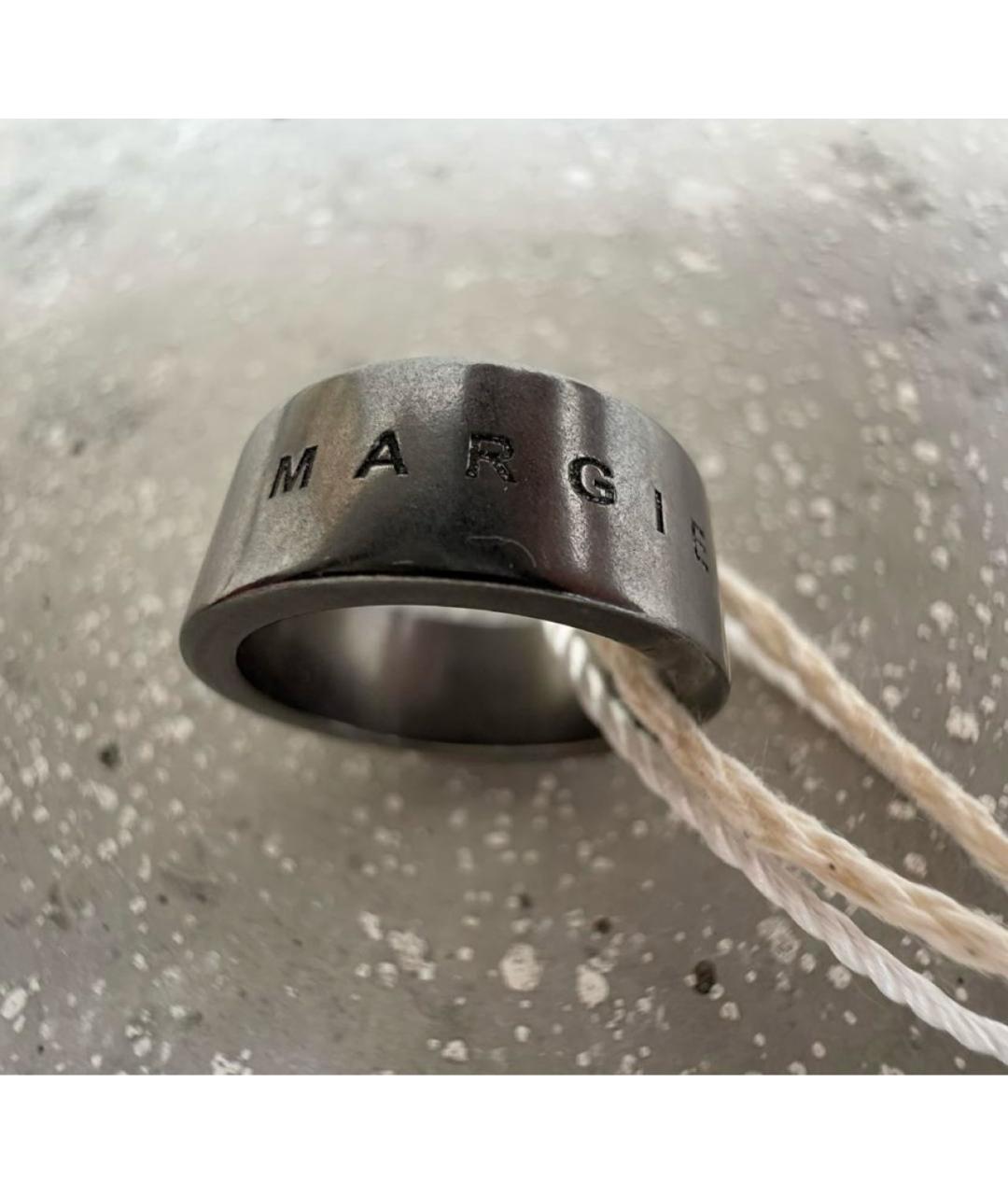 MAISON MARGIELA Черное металлическое кольцо, фото 2