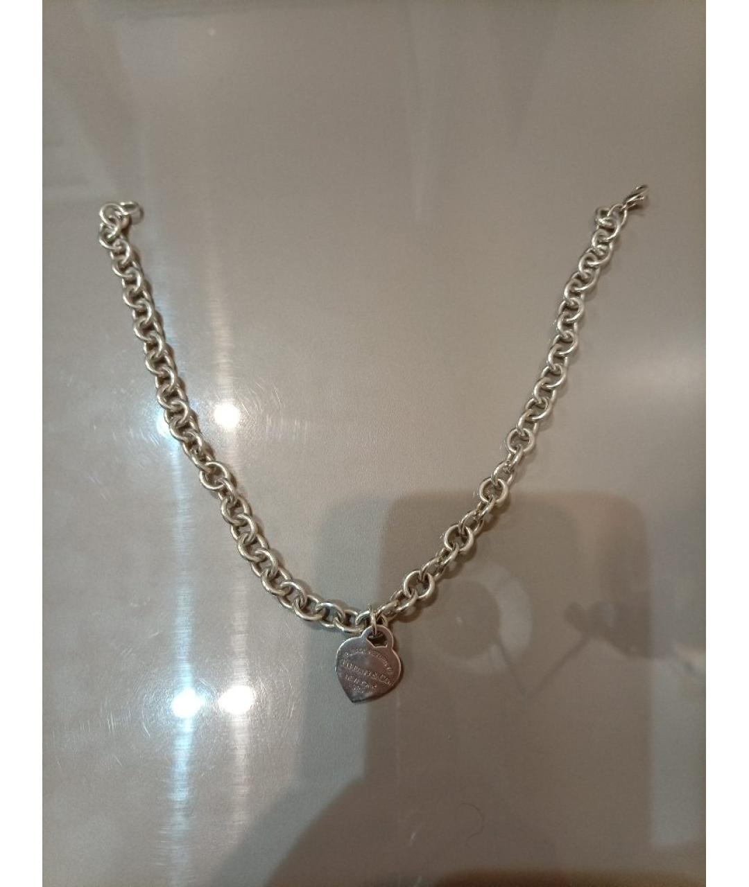 TIFFANY&CO Серебряное серебряное колье, фото 3