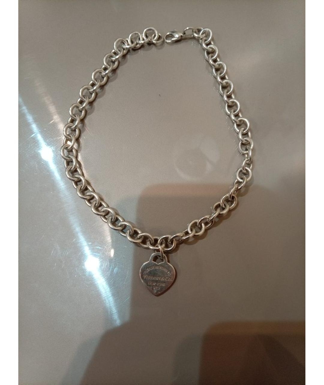 TIFFANY&CO Серебряное серебряное колье, фото 4