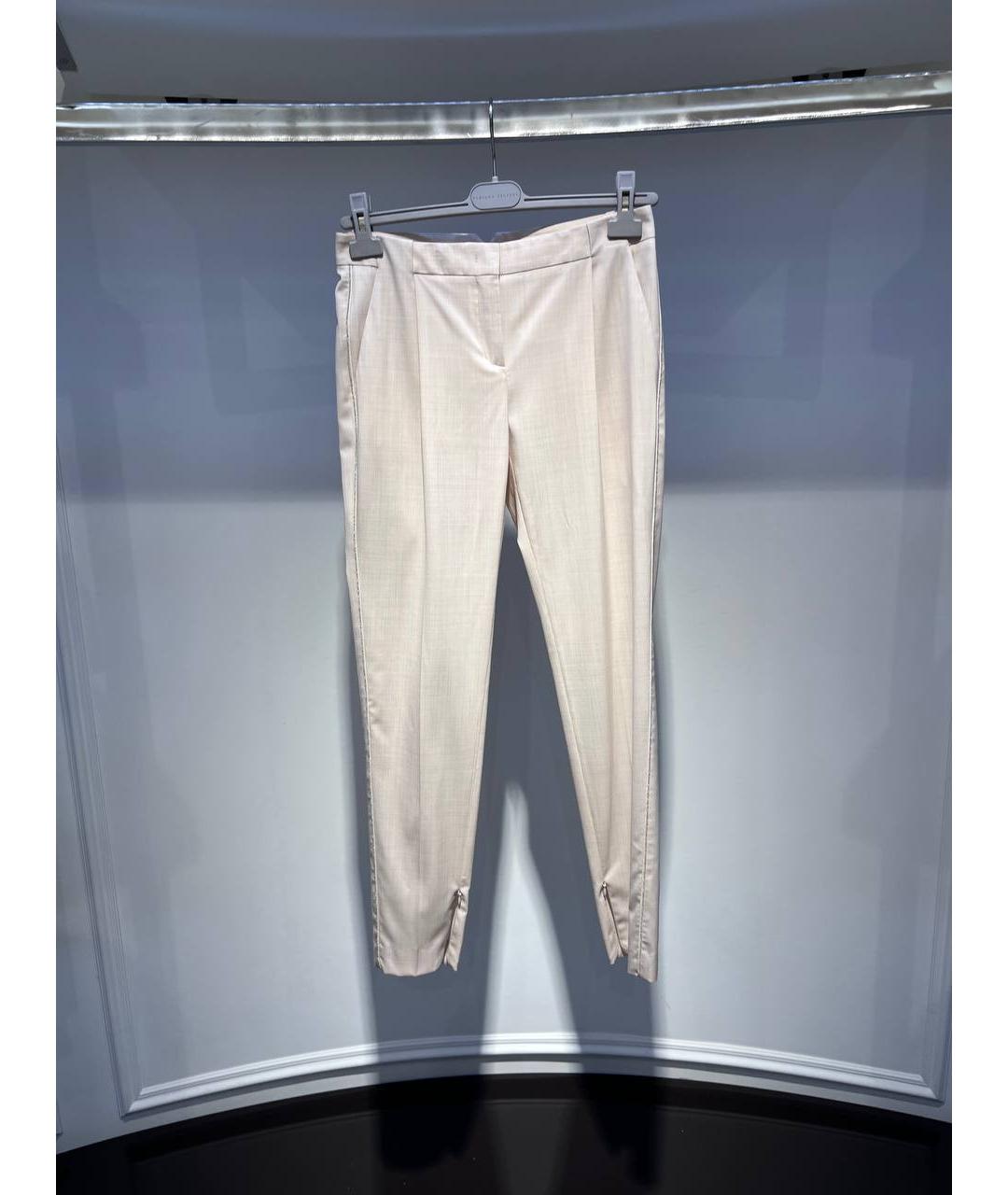 FABIANA FILIPPI Мульти шерстяные брюки узкие, фото 4