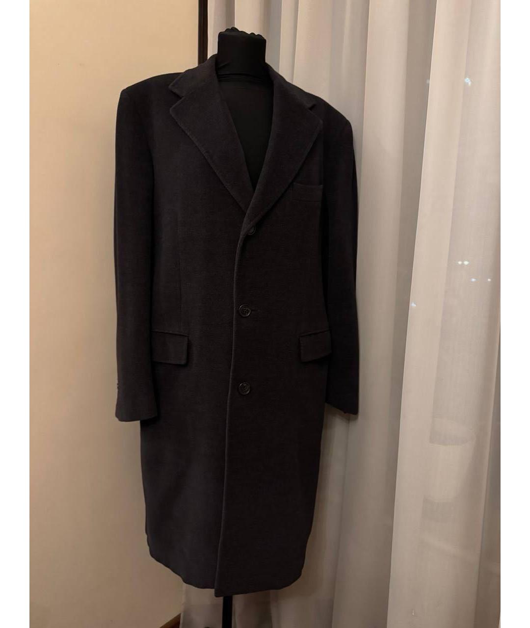 CORNELIANI Антрацитовое кашемировое пальто, фото 7
