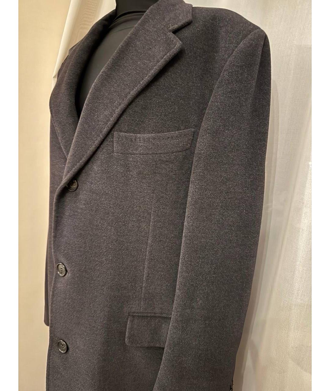 CORNELIANI Антрацитовое кашемировое пальто, фото 5