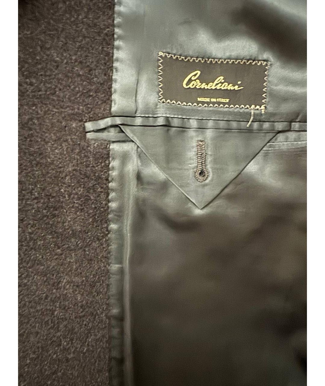 CORNELIANI Антрацитовое кашемировое пальто, фото 4