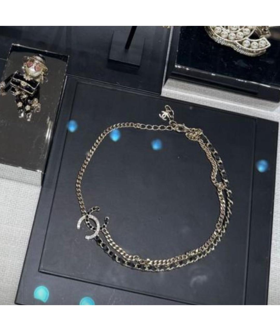 CHANEL Золотое металлическое колье, фото 2