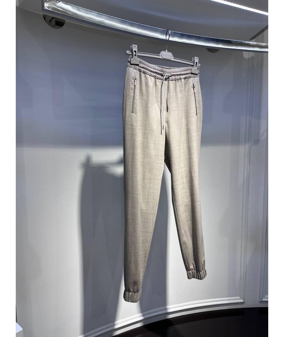 FABIANA FILIPPI Мульти шерстяные брюки узкие, фото 2