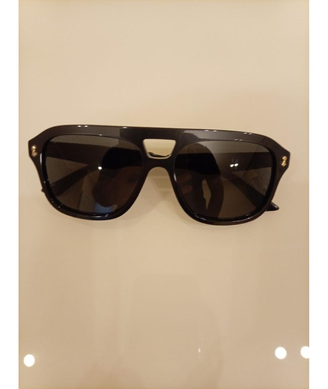 GUCCI Черные пластиковые солнцезащитные очки, фото 2