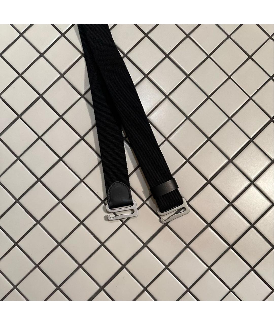 MAISON MARGIELA Черная сумка на плечо из экзотической кожи, фото 5