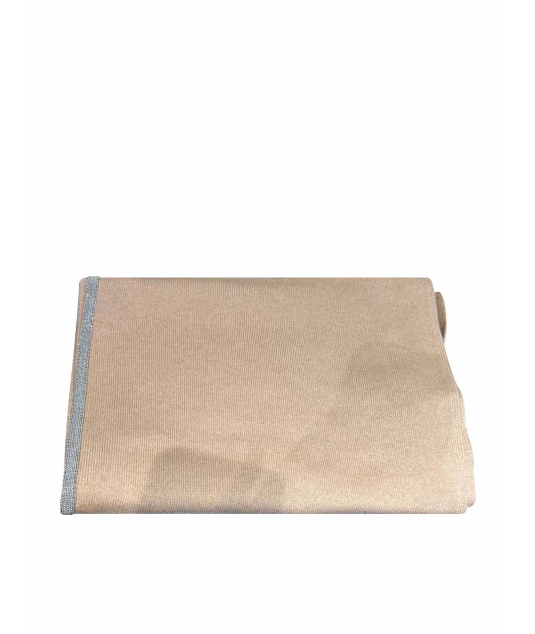 FABIANA FILIPPI Бежевый шерстяной шарф, фото 1