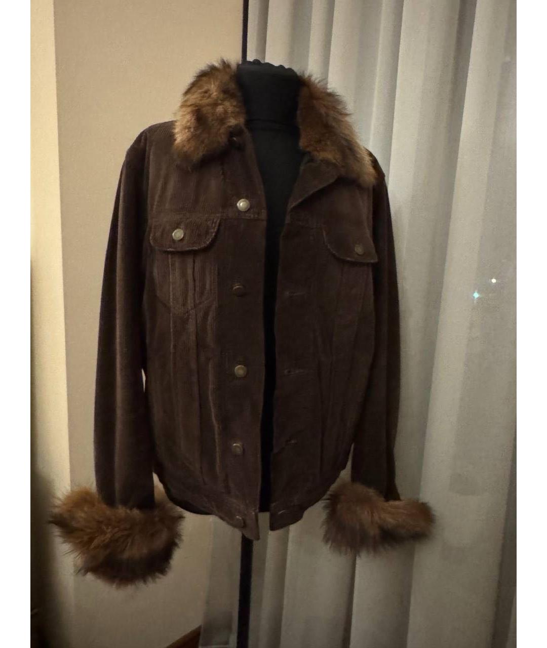 DOLCE&GABBANA Коричневая дубленка/шуба, фото 7