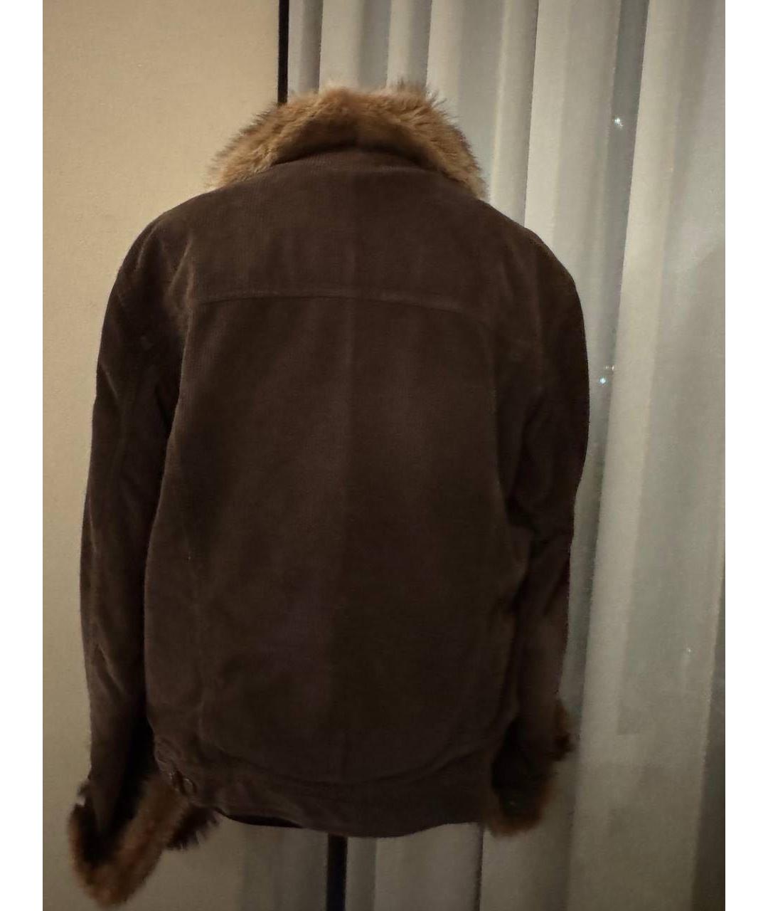 DOLCE&GABBANA Коричневая дубленка/шуба, фото 2