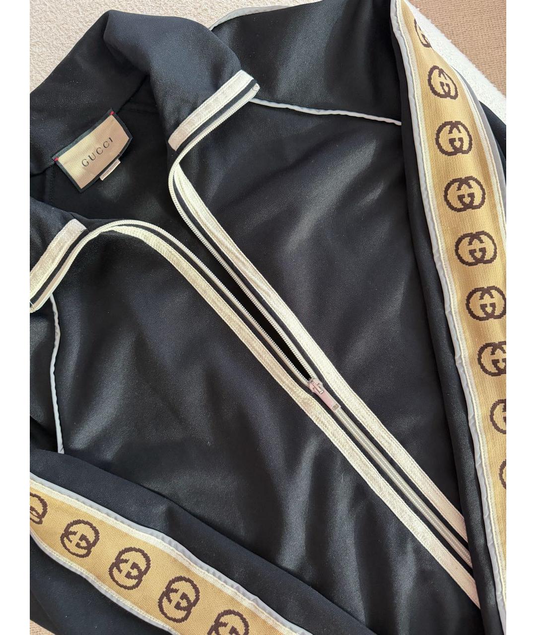 GUCCI Черная спортивная куртка, фото 3