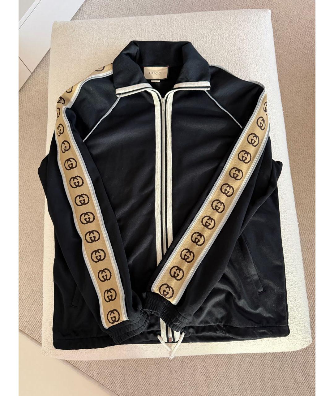 GUCCI Черная спортивная куртка, фото 4