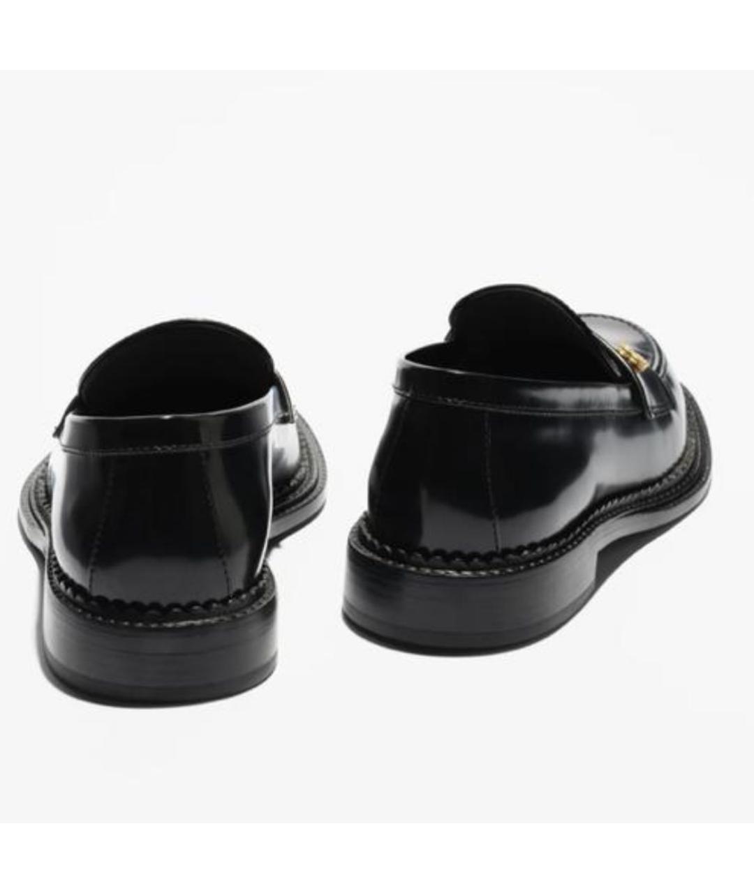 CHANEL Черные кожаные лоферы, фото 5