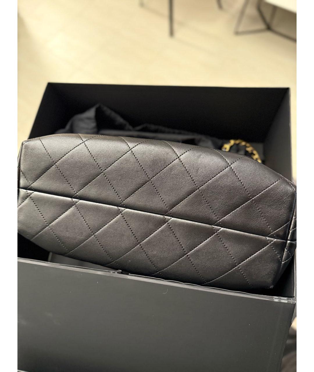 CHANEL Серая замшевая сумка через плечо, фото 6