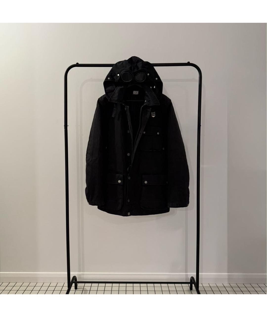 CP COMPANY Черная куртка, фото 2