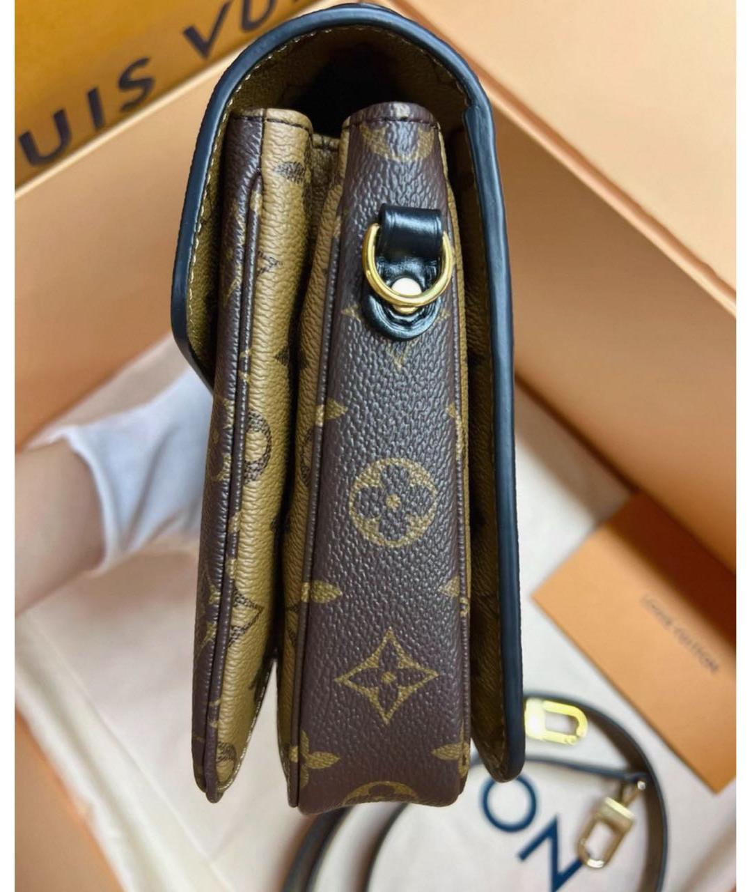 LOUIS VUITTON Коричневая сумка через плечо, фото 3